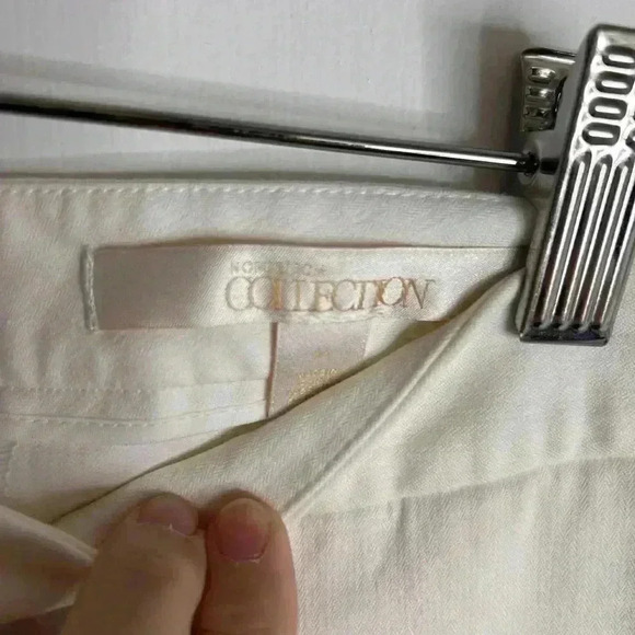 Women’s White Nordstrom Collection Capri Pants Size 14 - Picture 4 of 6